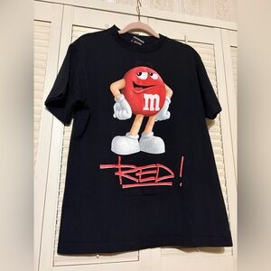 M&M'S Black Graphic Tee! Men’s medium!